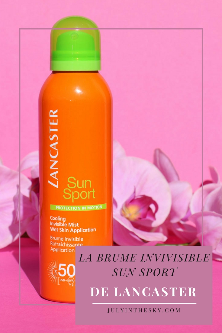 blog beauté test brume invisible sun sport lancaster solaire avis