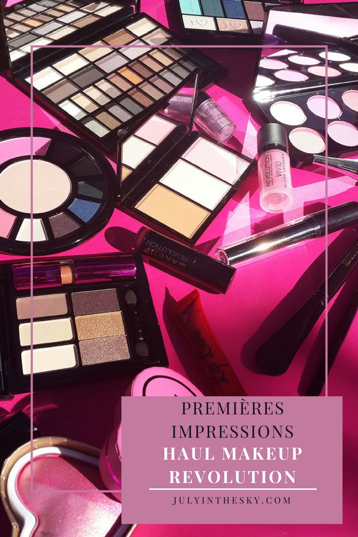 blog beauté Haul Makeup Revolution foundation and concealer brush ultra cover and conceal palette blush palette iconic blush bronze and brighten you're gorgeous palette