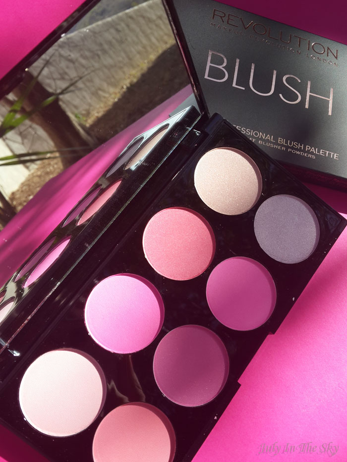 blog beauté haul makeup revolution palette blush all about pink avis