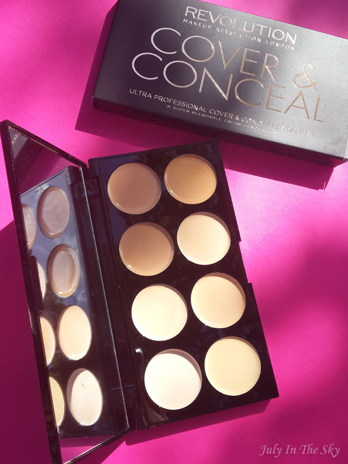 blog beauté haul makeup revolution palette ultra cover and conceal avis