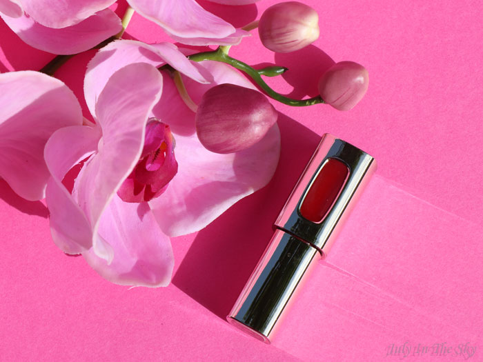 blog beauté laque lèvres rouge color riche extraordinaire l'oréal avis