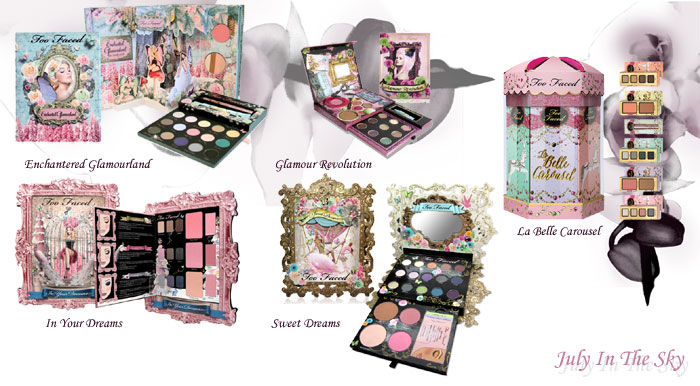 blog beauté objet collection édition limitée too faced enchantered glamourland glamour revolution la belle carousel in your dreams sweet dreams palette avis swatch