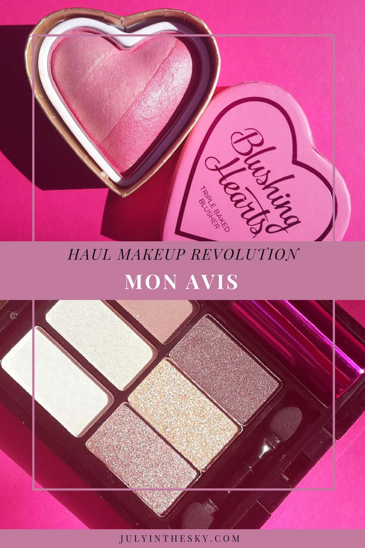 blog beauté Haul Makeup Revolution foundation and concealer brush ultra cover and conceal palette blush palette iconic blush bronze and brighten you're gorgeous palette