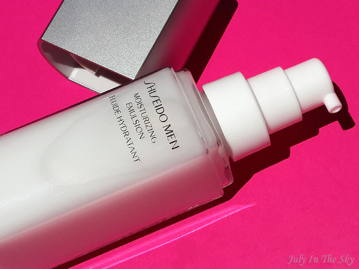 blog beauté homme shiseido men fluide hydratant avis