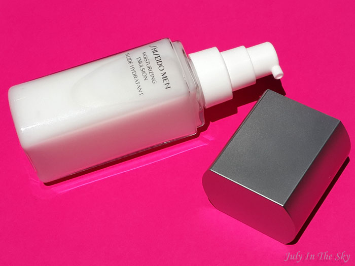 blog beauté homme shiseido men fluide hydratant avis