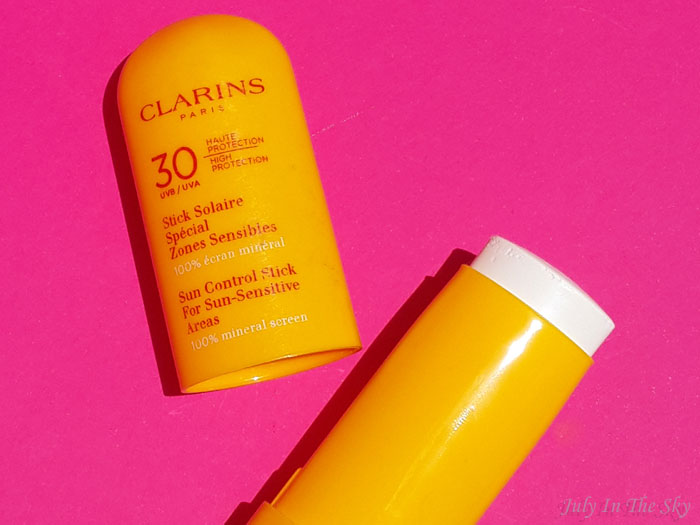 blog beauté avis clarins stisk solaire