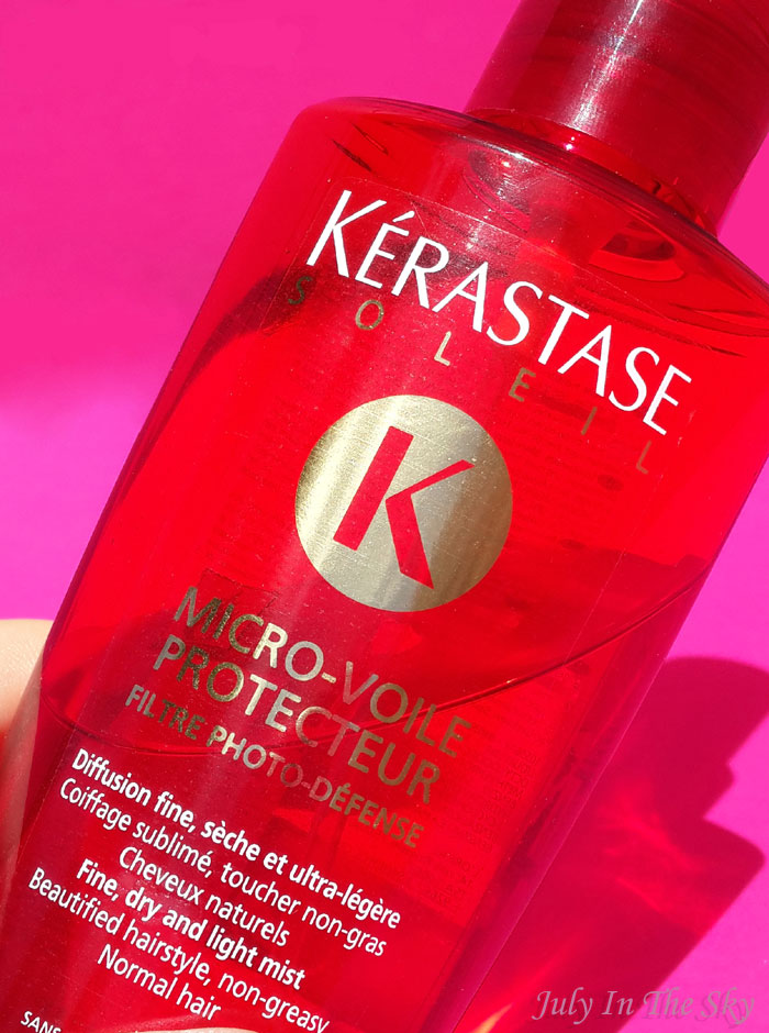 blog beauté routine solaire avis micro voile protecteur kérastase