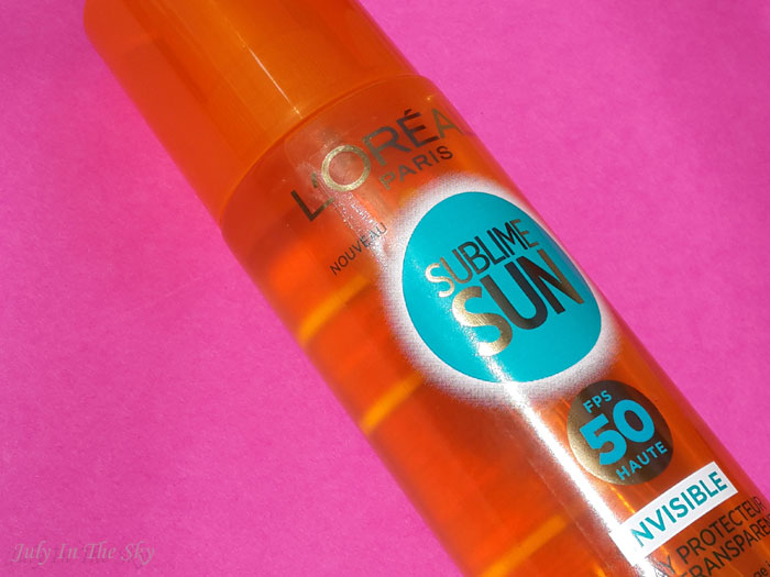 blog beauté avis test solaire sublime sun l'oreal spray protecteur invisible