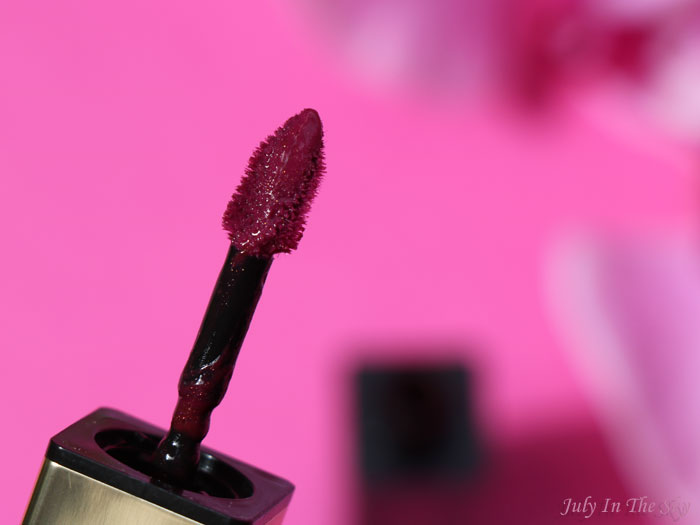 blog beauté avis vernis lèvres pop water yves saint laurent steamy violet 210 test
