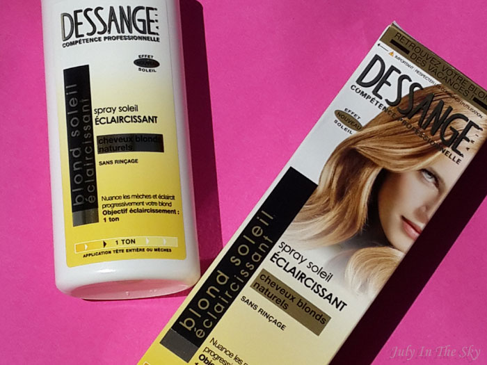 blog beauté blond dessange spray soleil eclaircissant avis test