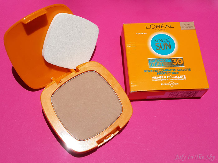 blog beauté indispensables été poudre sublime sun compacte bronzage ideal l'oréal spf30 test avis