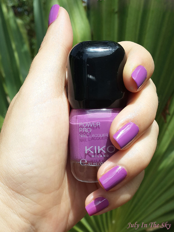 blog beauté vernis kiko power pro nail lacquer iris 18 swatch avis test