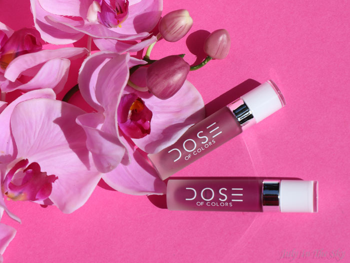 blog beauté matte lipstick dose of colors berry me 2 swatch avis test