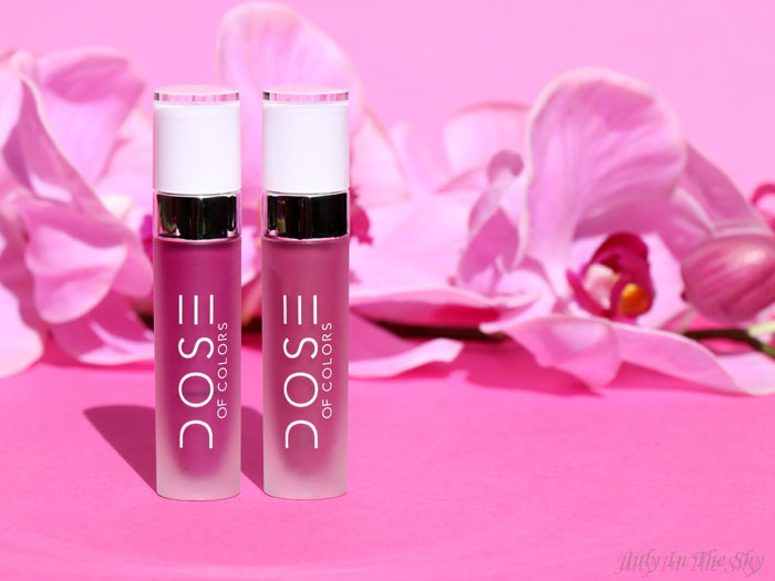 blog beauté matte lipstick dose of colors berry me 2 swatch avis test