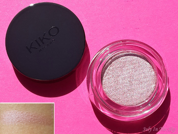 blog beauté kiko collection rebel romantic metallic shine eyeshadow avis test swatch