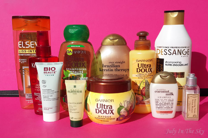 blog beauté produits terminés je rachète ou pas l'oreéal garnier ultra doux kerastase nuxe furterer organix l'occitane dessange avis test