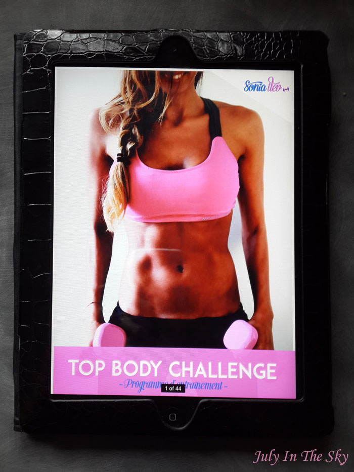 blog beauté health top body challenge sonia tlev fitness santé avis test ebook pdf