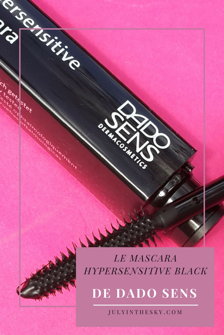 blog beauté avis test mascara hypersensitive black dado sens swatch