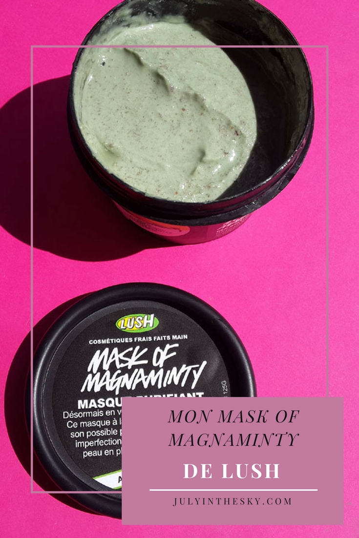 blog beauté test avis lush mask of magnaminty