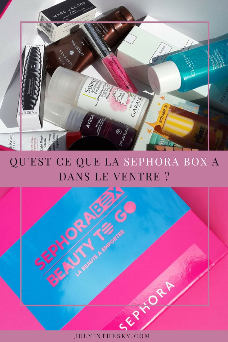blog beauté box sephora beauty to go avis test valeur swatch