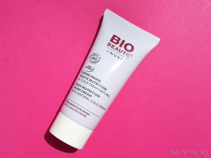 blog beaute bio beaute by nuxe avis test crème mains haute nutrition au cold cream naturel