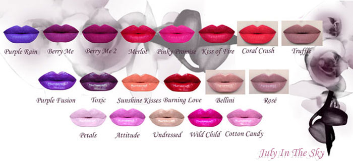 blog beauté dose of colors avis test swatch matte lipstick classic gloss truffle coral crush bellini rosé