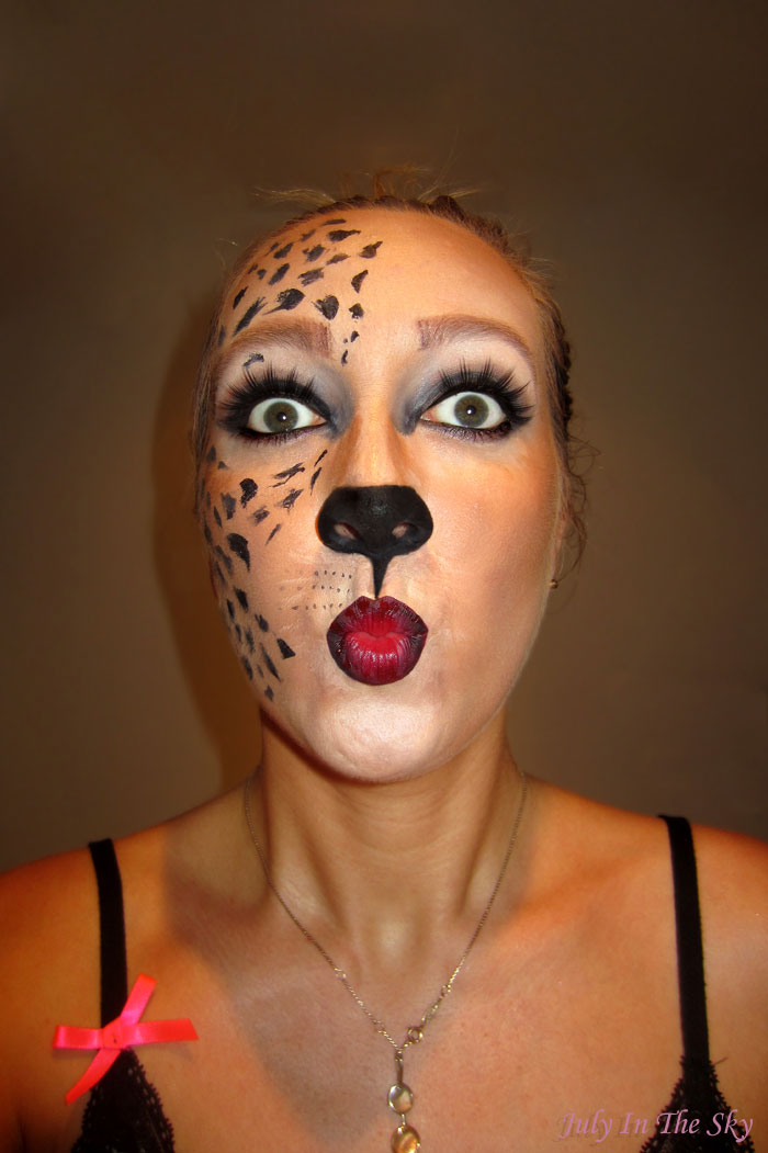 blog beauté make up tutoriel halloween fauve chat félin