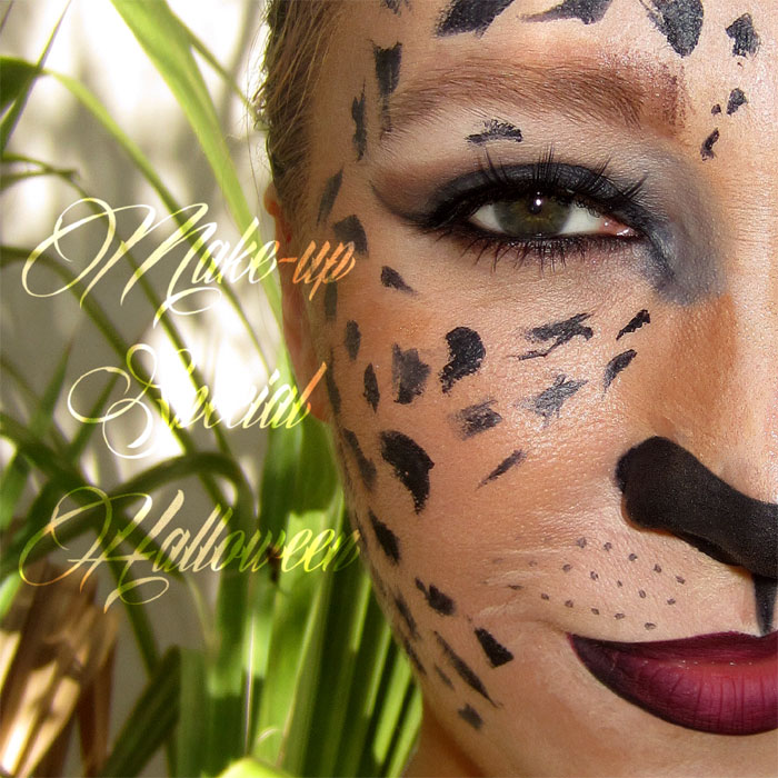 blog beauté make up tutoriel halloween fauve chat félin