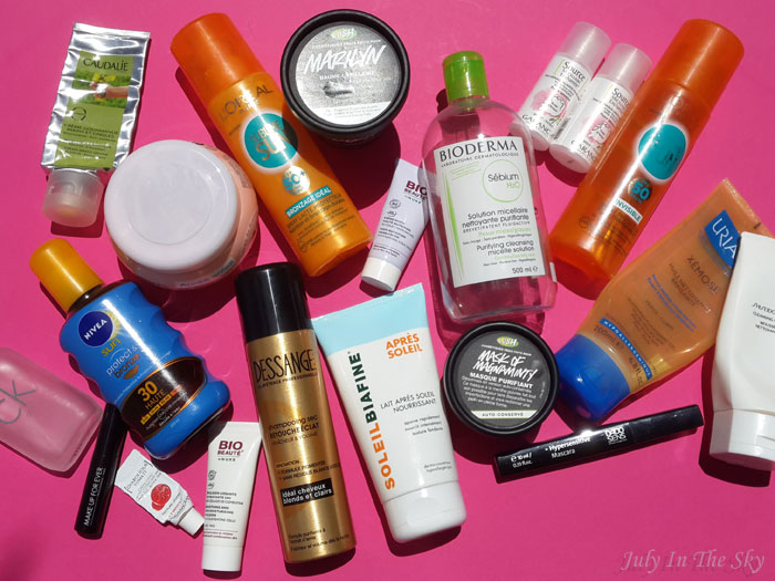 blog beauté produits terminés je rachete ou pas bioderma l'oréal caudalie lush garancia nivea garnier calvin klein make up for ever uriage biafine shiseido dessange dado sens nuxe avis test