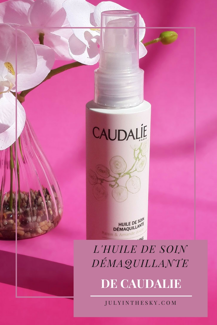 blog beauté avis test caudalie huile de soin demaquillante