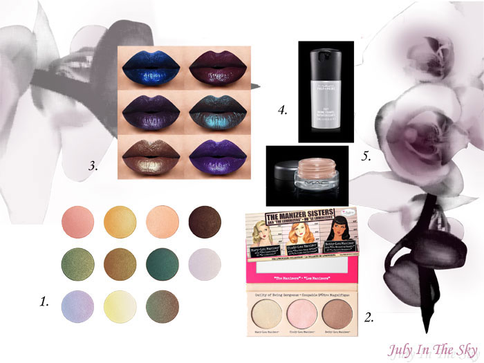 blog beauté wishlist novembre avis test swatch makeup geek manizer sisters the balm mac la splash