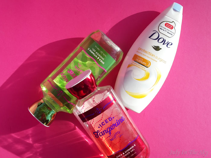 blog beauté avis test gel douche bath & body works dove hydra nutrium