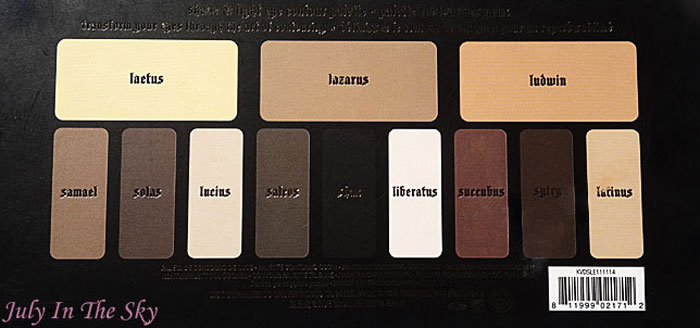 blog beauté kat von d palette shade + light eye contour avis test