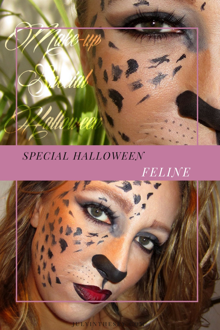 blog beauté make up tutoriel halloween fauve chat félin