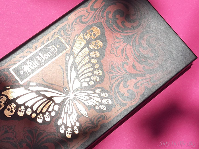 blog beauté palette monarch kat von d avis test swatch