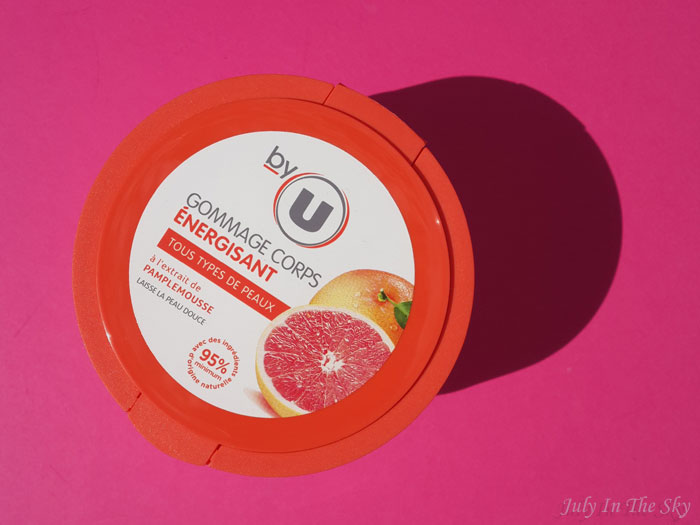 blog beauté avis test by u gommage corporel pamplemousse energisant