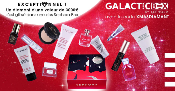 blog beauté sephora galactic box noel
