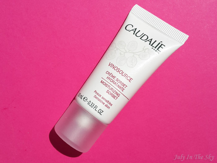 blog beauté trousse voyage caudalie avis test creme sorbet hydratante vinosource