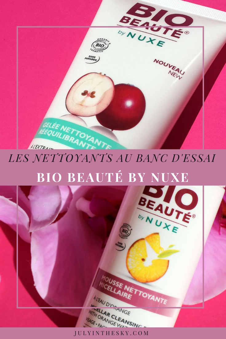 blog beauté bio beaute by nuxe avis test mousse nettoyante micellaire