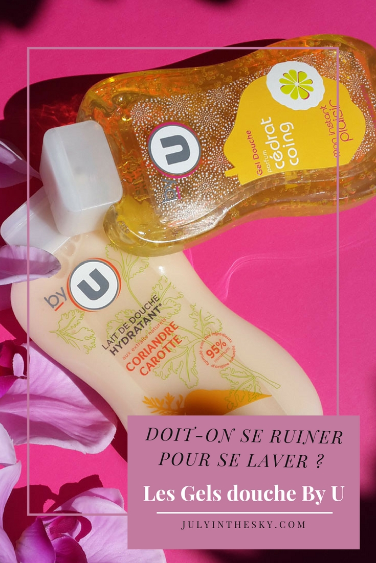 blog beauté avis test gel douche by u