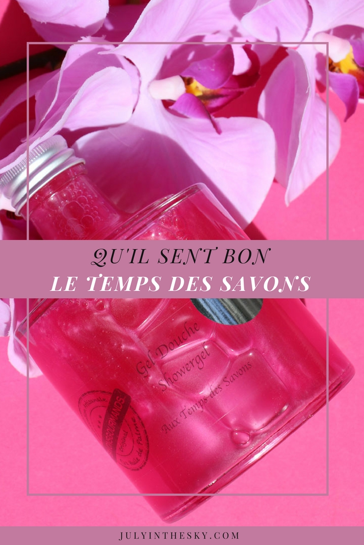 blog beauté aux temps des savons gel douche avis test cerise v-inc