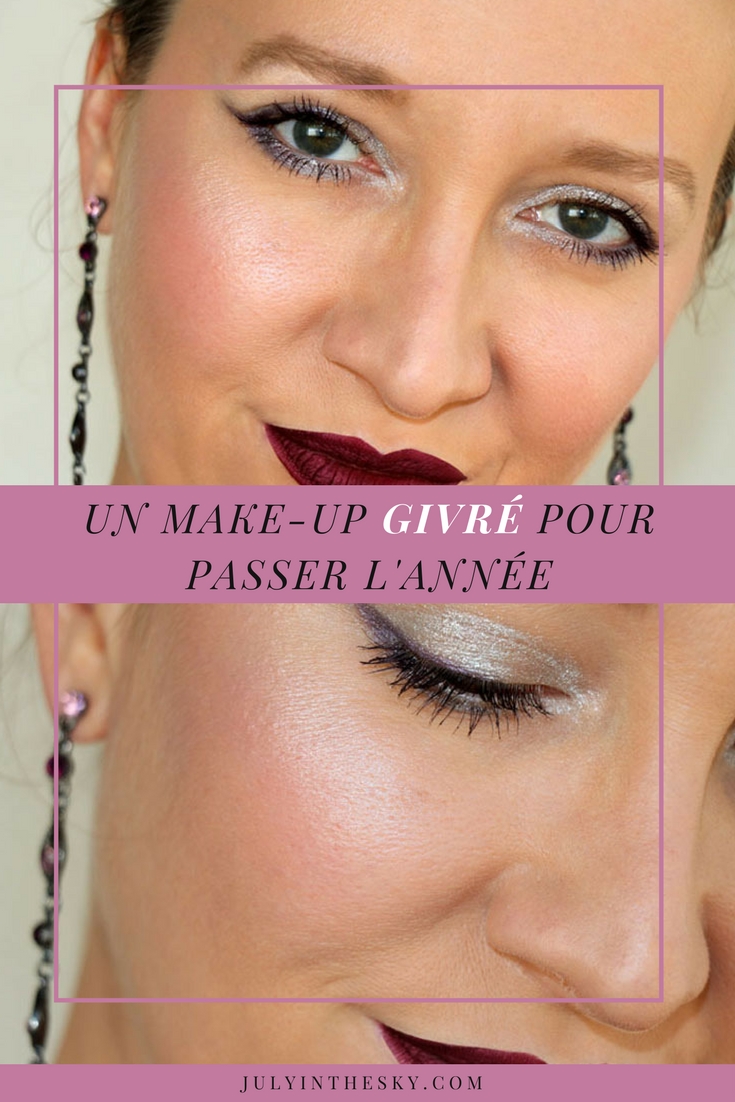 blog beauté make-up of the day réveillon argent violet givré dare to dazzle dose of colors avis test swatch