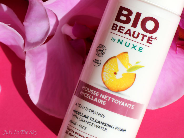 blog beauté bio beaute by nuxe avis test mousse nettoyante micellaire