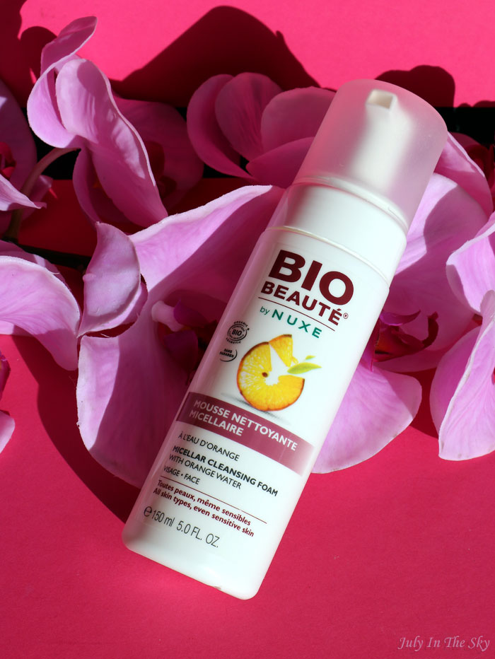 blog beauté bio beaute by nuxe avis test mousse nettoyante micellaire