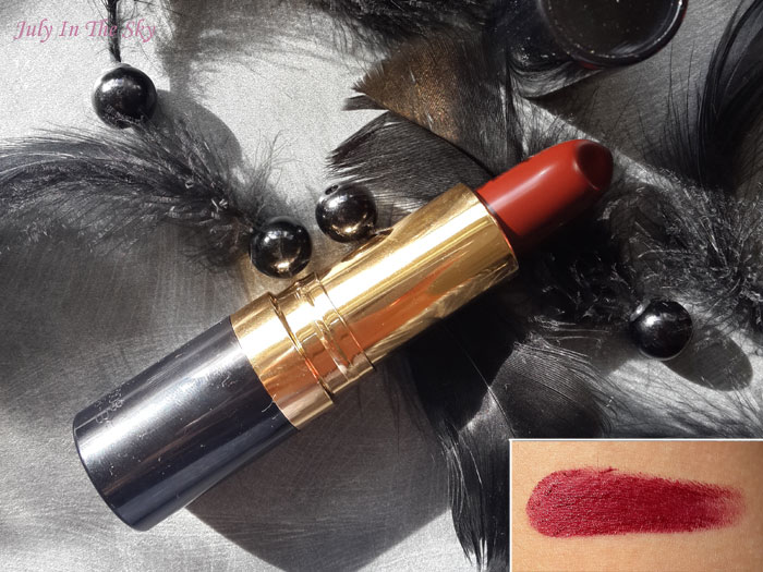 blog beauté favoris décembre 2015 super lustrous lipstick black cherry revlon avis test swatch