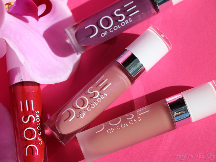 blog beauté méga haul dose of colors matte gloss rosé truffle toxic burning love