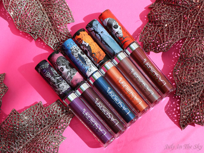 blog beauté méga haul lasplash cosmétics dia de los muertos lip lustre avis test