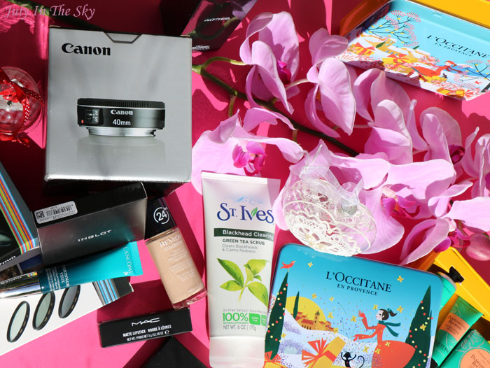 blog beauté méga haul canon l'occitane lancôme mac inglot revlon st ives avis test