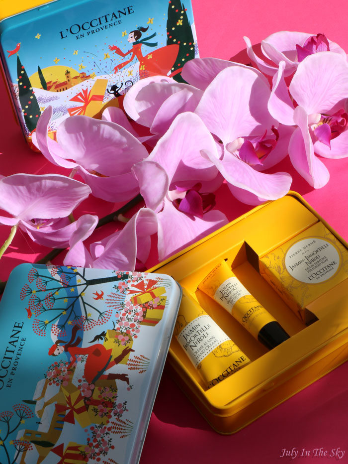 blog beauté coffret pierre hermé l'occitane avis test jasmin immortelle néroli pamplemousse rhubarbe