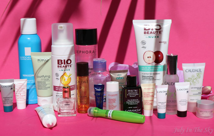 produits-termines-visage-sephora-nuxe-caudalie-lancome-clarins-kiko-la-roche-posay-by-u-garancia-garnier-avis-test